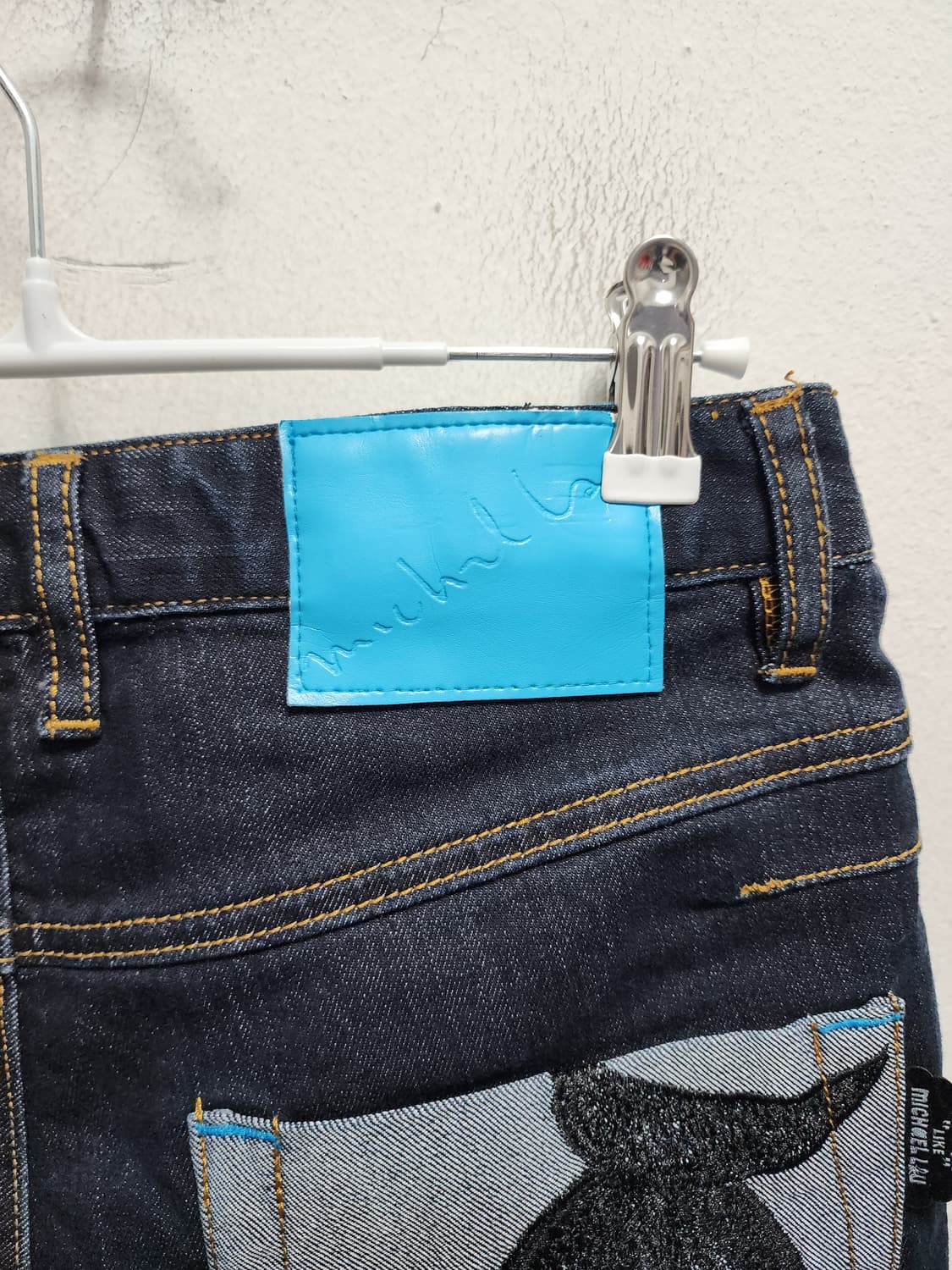 르꼬끄 백포켓 진청 데님.. 상품이미지6