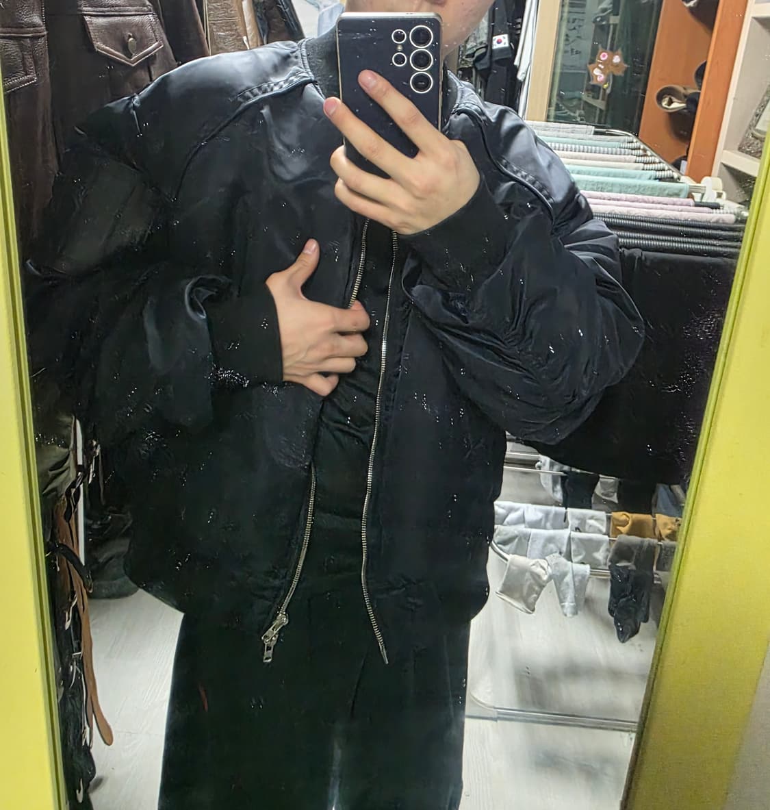 준지 라피드 로고 MA-1 상품이미지3