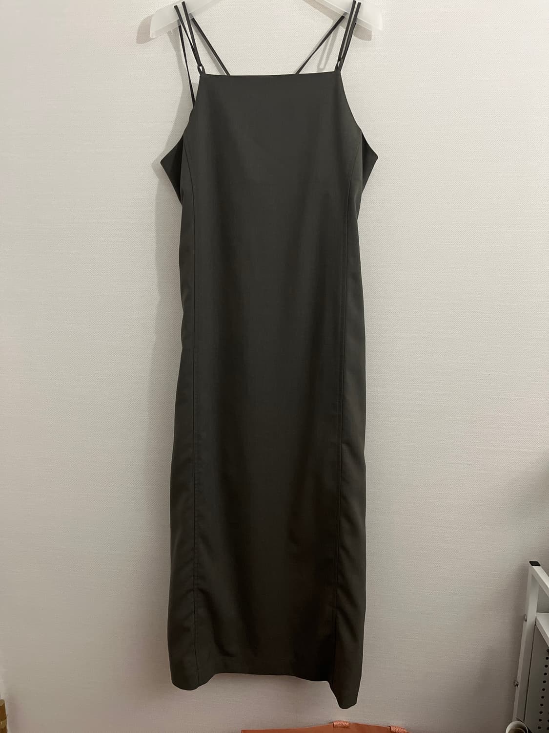 그레이 롱 원피스 상품이미지2