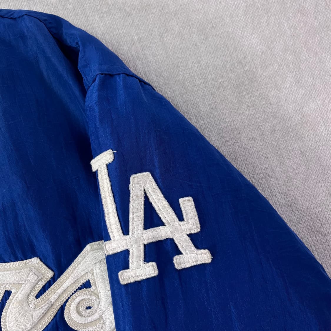 100 스타터 la 다져스 더그아웃 스타디움 바시티 자켓 상품이미지5