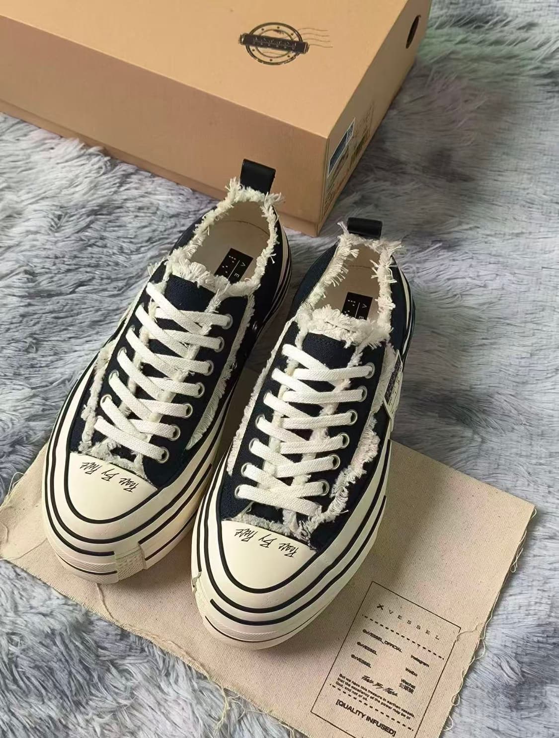 xVessel Lows Black 엑스베젤 펑첸왕 스니커 상품이미지2