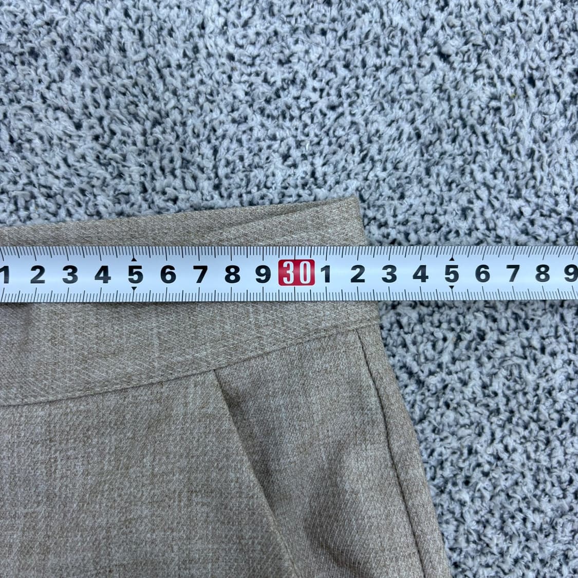 S 온업 배색 레더 슬랙스 바지 0406J 상품이미지5