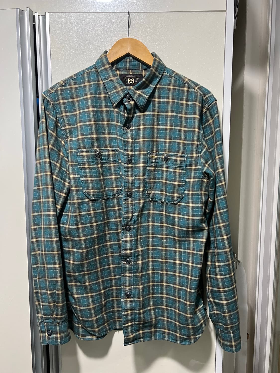 RRL 플래드 트윌 워크셔츠 상품이미지2