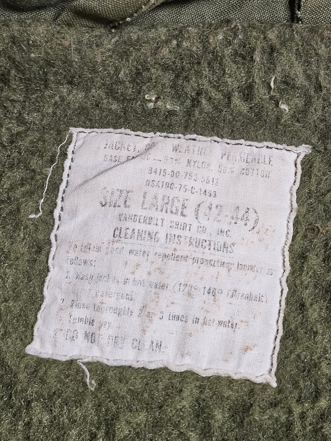 밀리터리 70s USN A-2 덱 자켓 L 상품이미지6