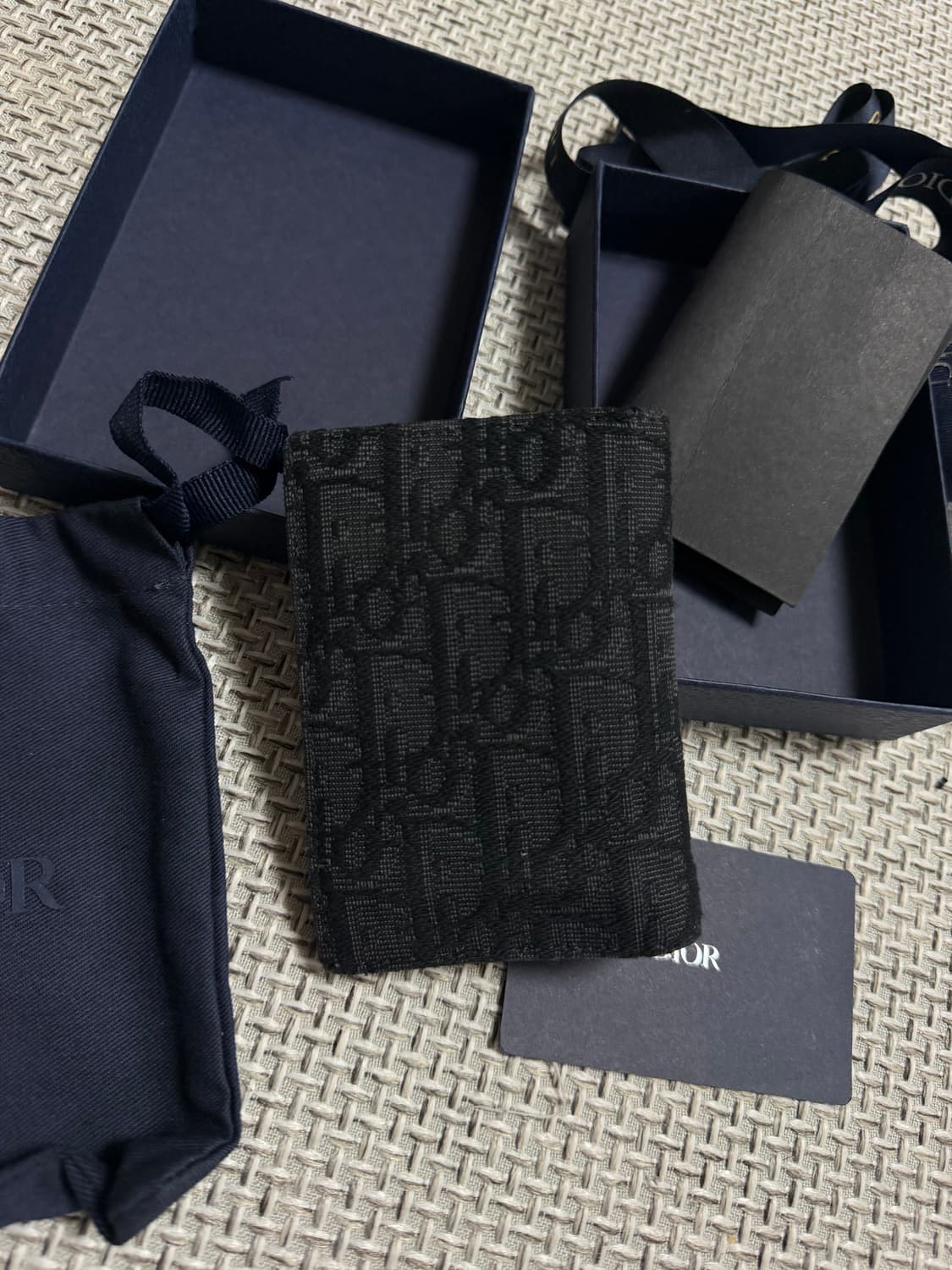 풀구성 디올 오블리크 오거나이저 블랙 상품이미지5