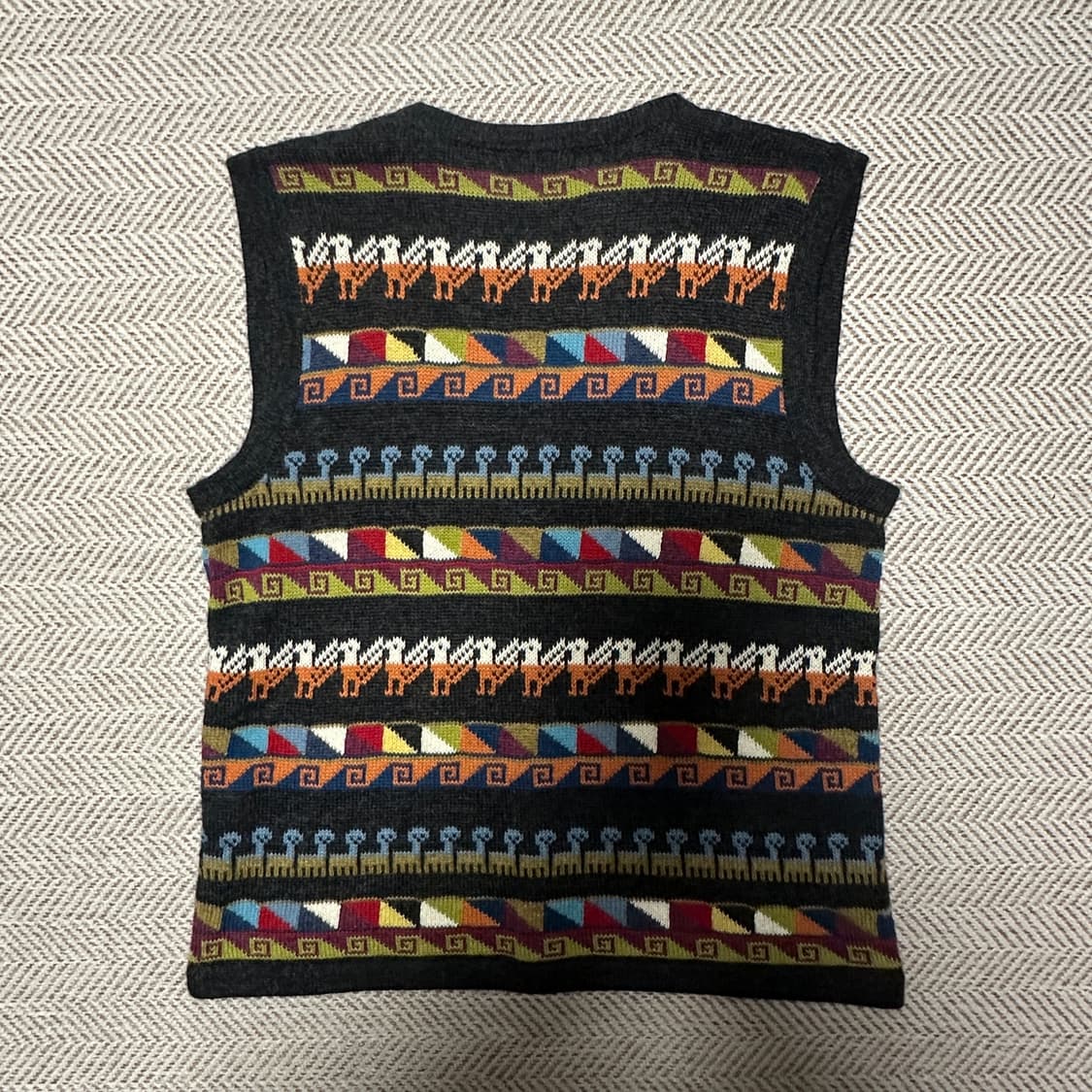 ALPACA HOUSE peru made knit vest 상품이미지2