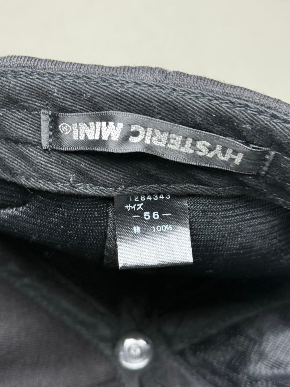 히스테릭 글래머 아카이브 EVIL 해골 볼캡 모자 상품이미지4