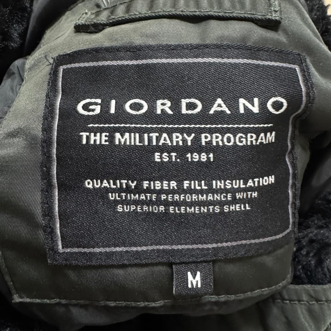 지오다노 모피안감 N2B 야상 패딩 자켓 상품이미지5