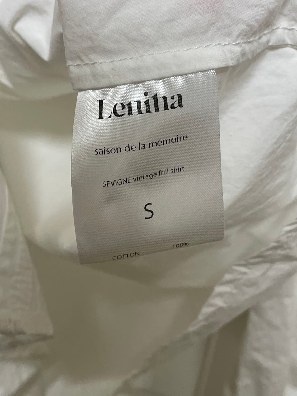 Lenina 르니나 빈티지 프릴 블라우스 상품이미지4