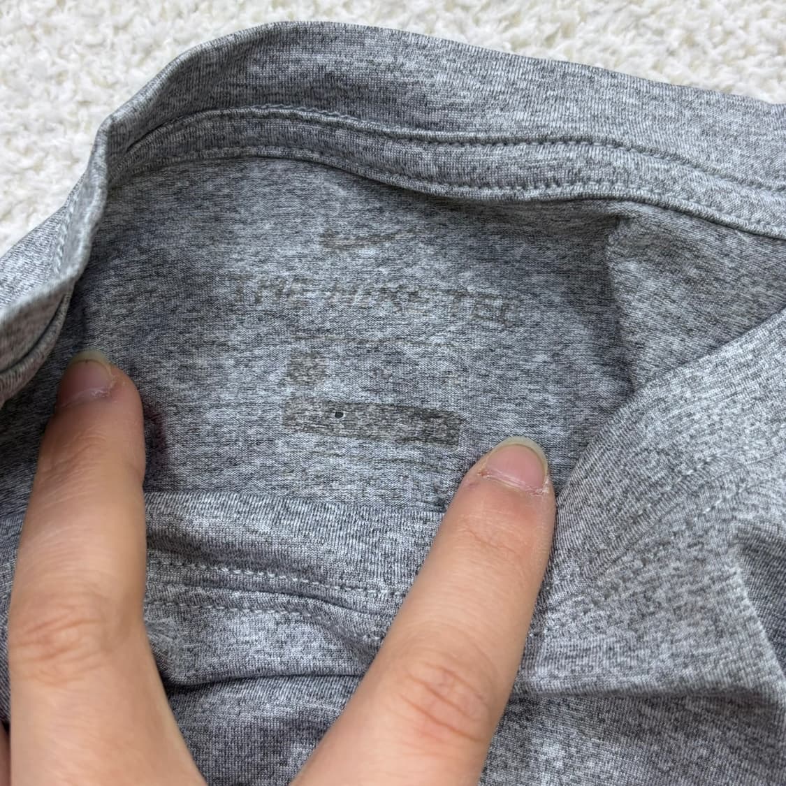 XL 나이키 남성 스몰로고 반팔 티셔츠 0323E 상품이미지3