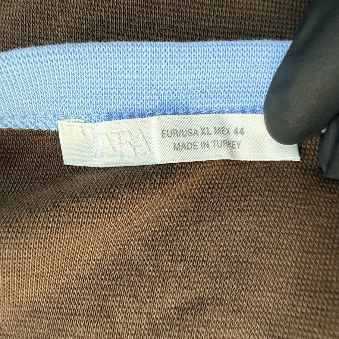 XL 자라 링거 반팔 티셔츠 0511T 상품이미지3