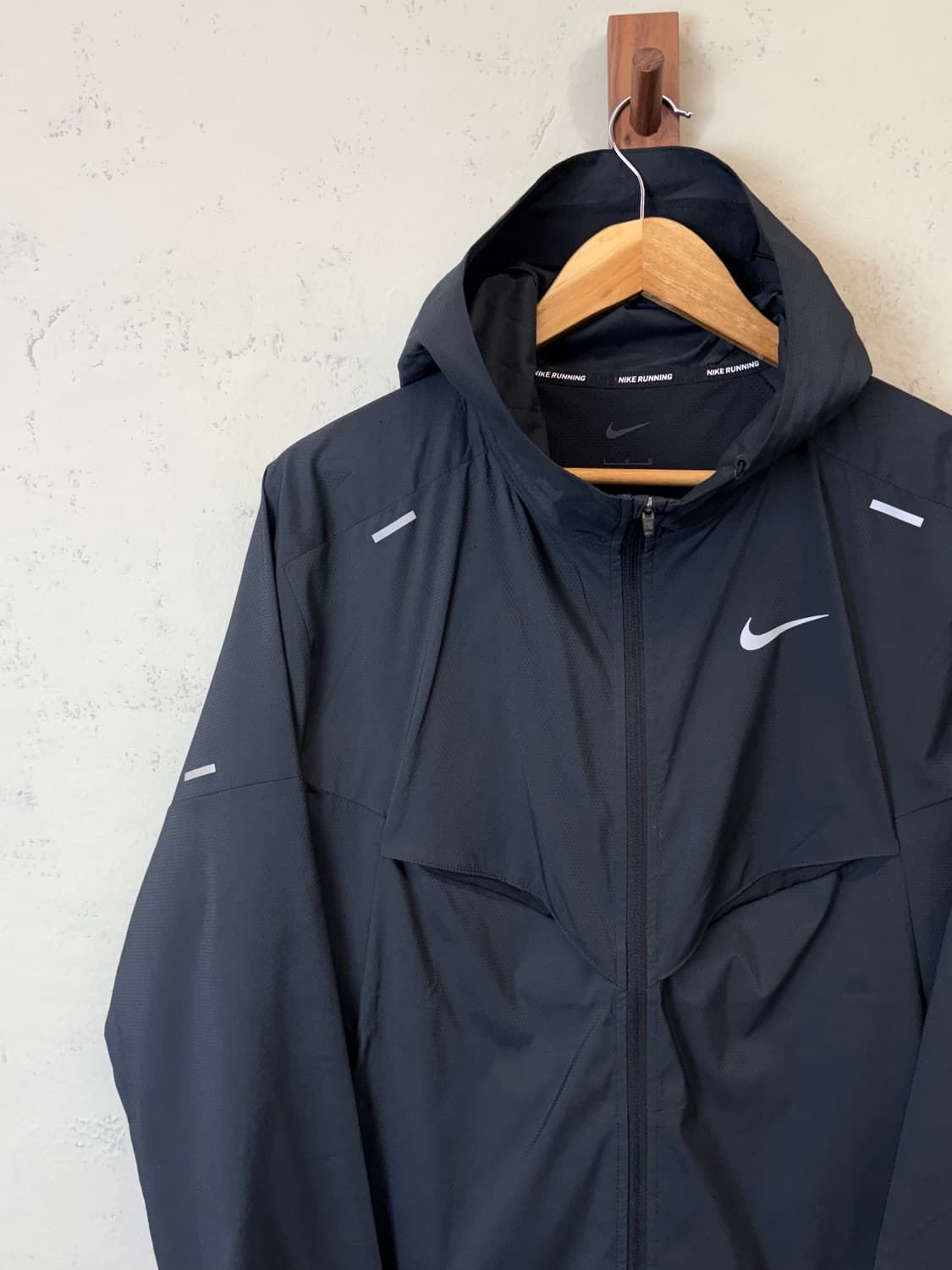 나이키 UV 리펠 러닝 바람막이 블랙 상품이미지5