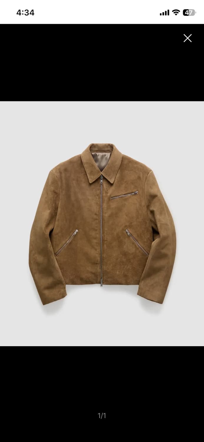 쿠어 버팔로 스웨이드 자켓 상품이미지1