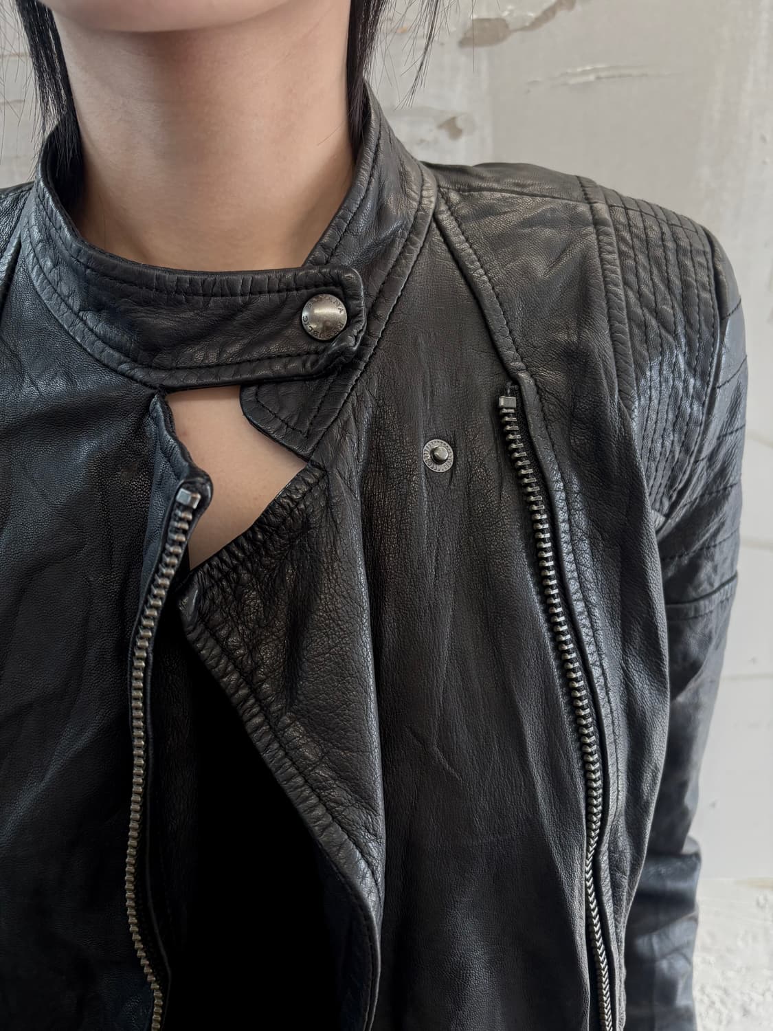 Goat skin rider jacket 상품이미지6