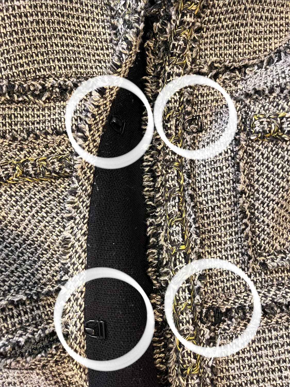 시스템 울 블렌디드 트위드 코트 상품이미지7