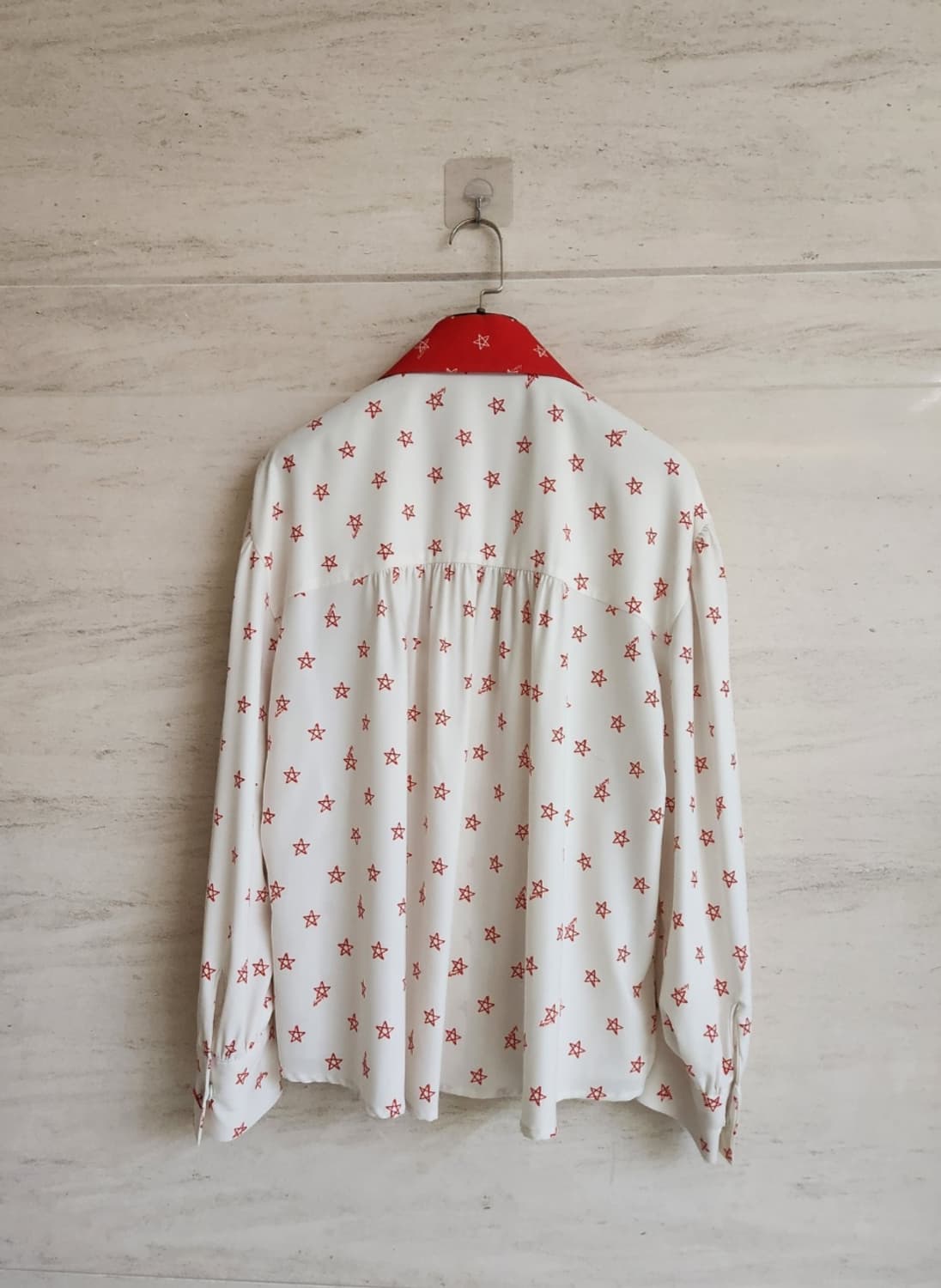 럭키슈에뜨 컬러블록 블라우스 36사이즈 상품이미지5