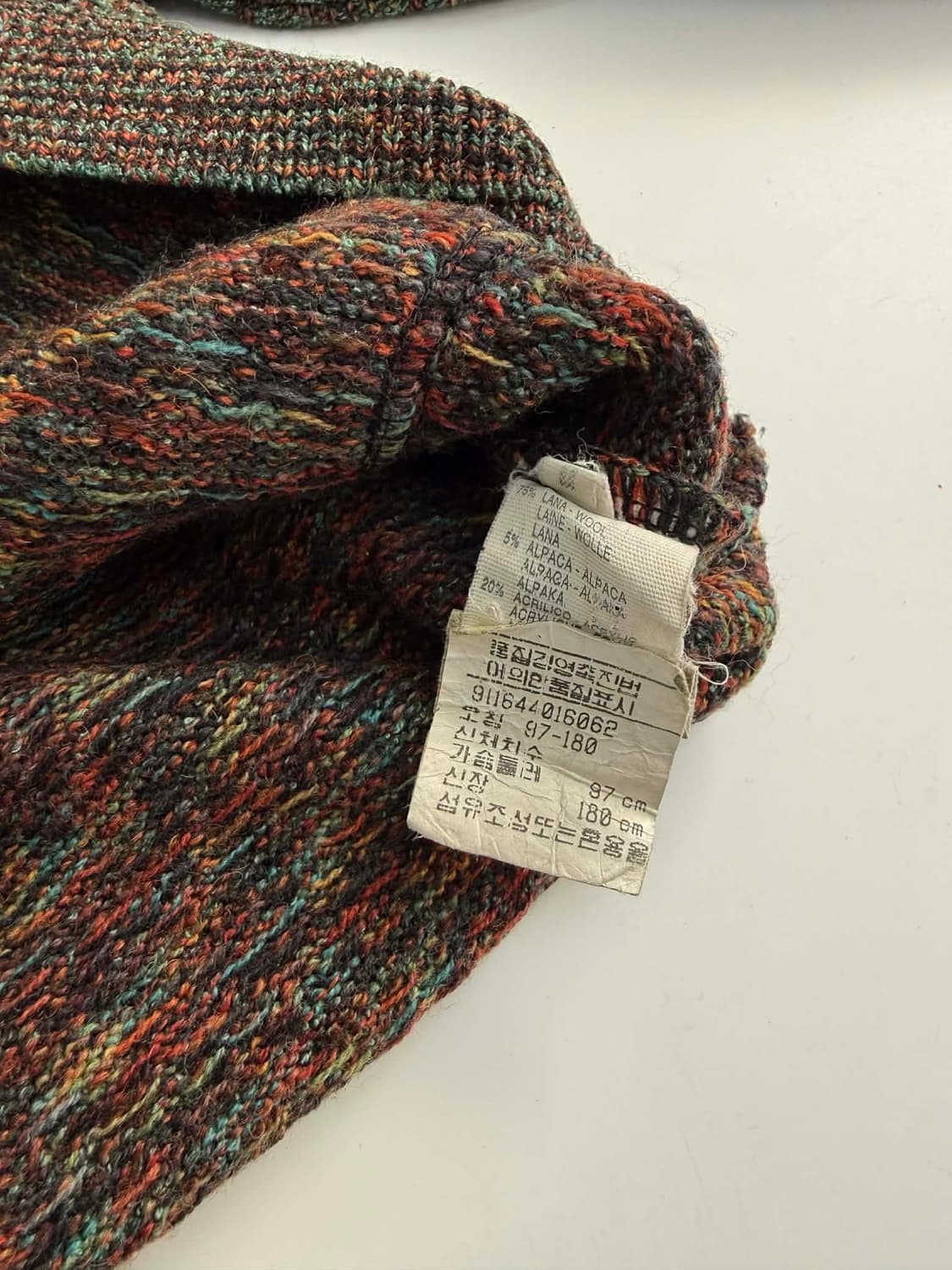 [L] 미쏘니 패턴 니트 매장판 가디건 상품이미지4