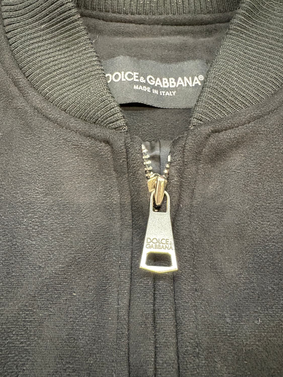 돌체앤가바나 스웨이드 블루종 자켓 상품이미지4