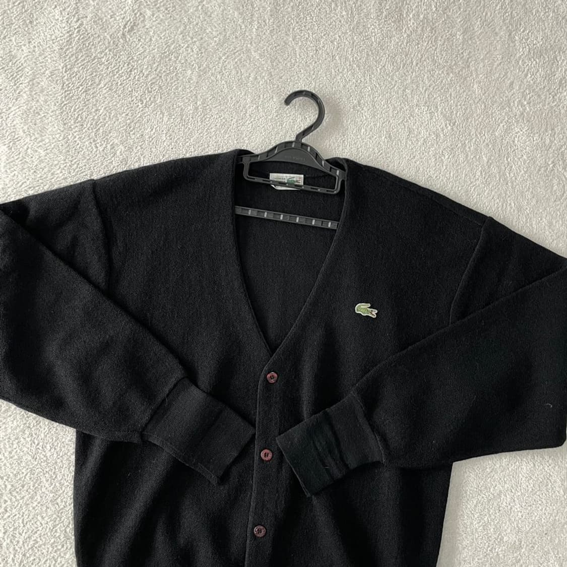 XL 라코스테 블랙 가디건 105 상품이미지2