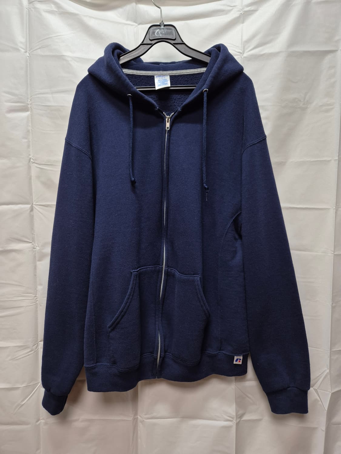 러셀 후드집업 네이비 상품이미지1