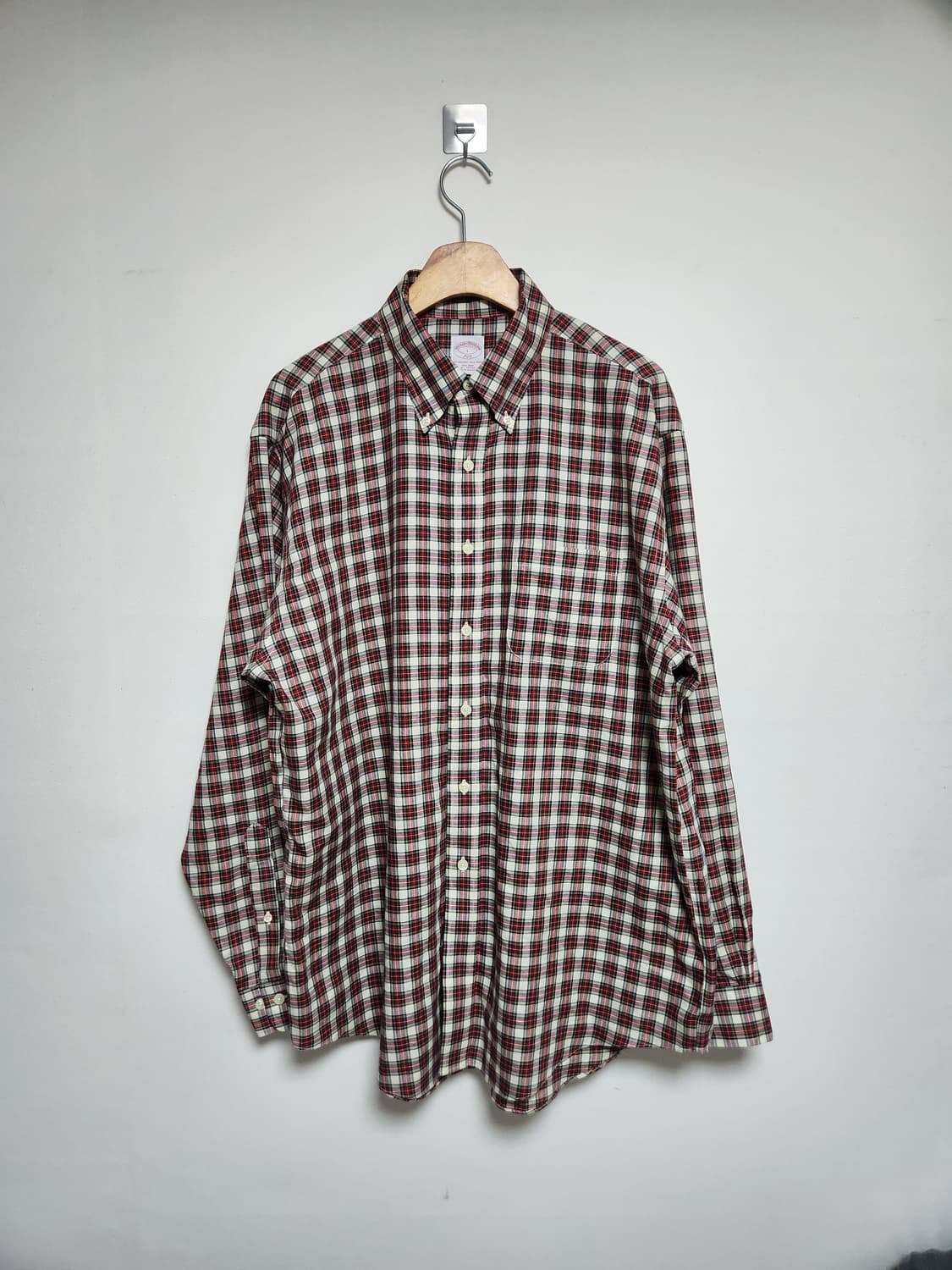 브룩스브라더스 체크 셔츠 L - S101 상품이미지1