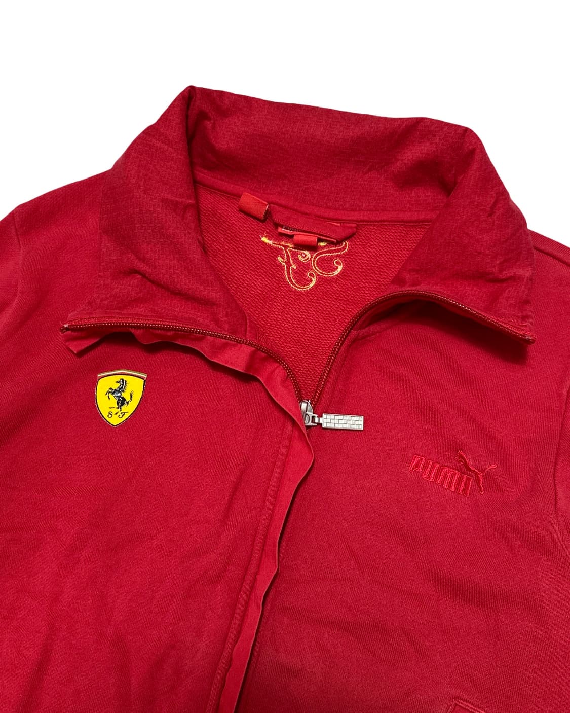 푸마 페라리 코튼 집업 져지 상품이미지3