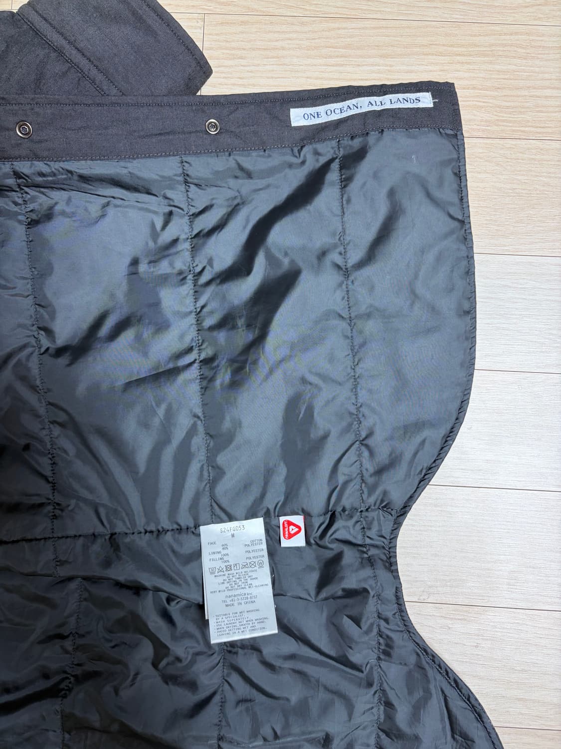 나나미카 24aw 인슐레이션 셔츠 자켓 / M 상품이미지5