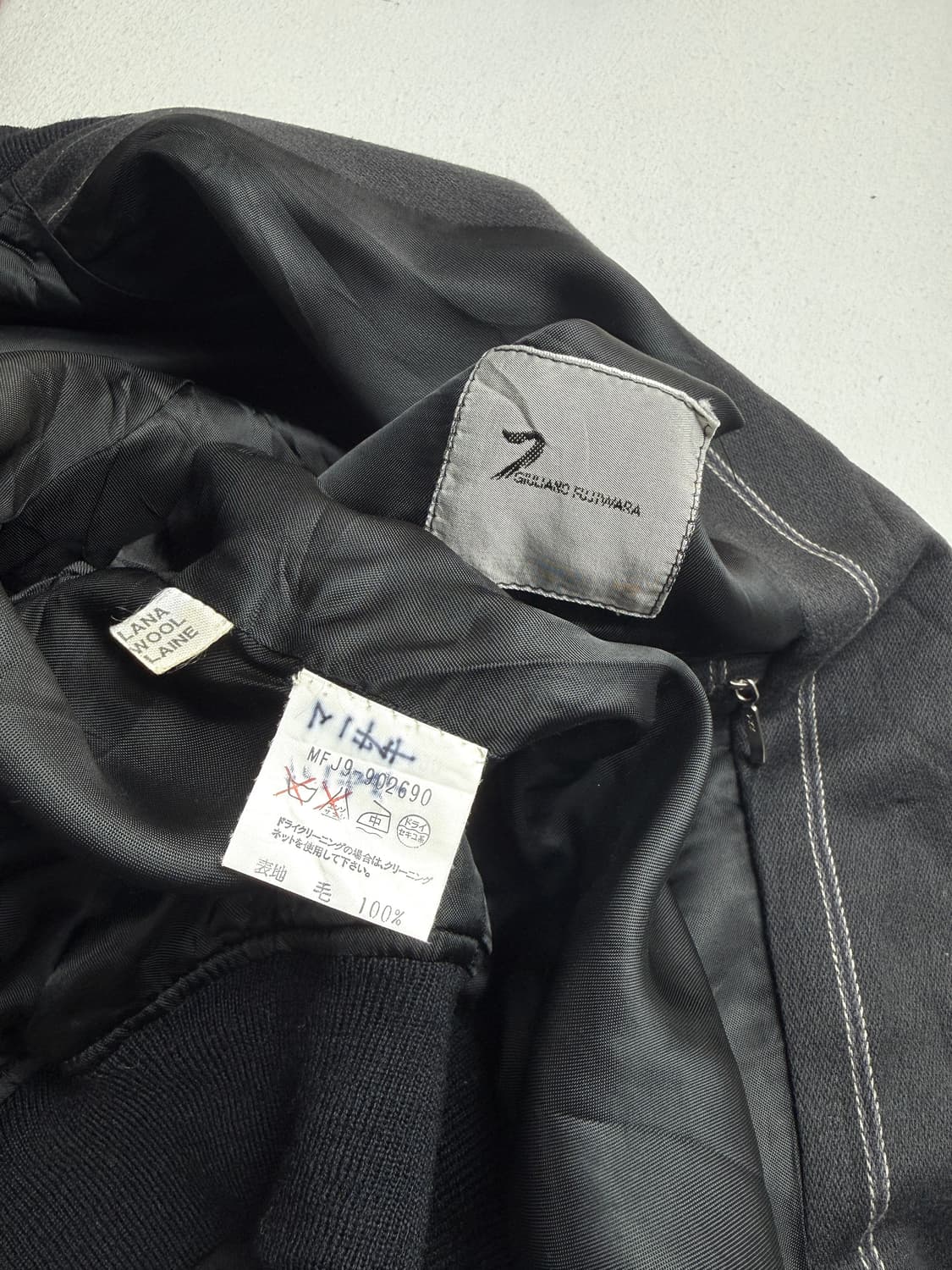 Giuliano Fujiwara 블루종 자켓 상품이미지4