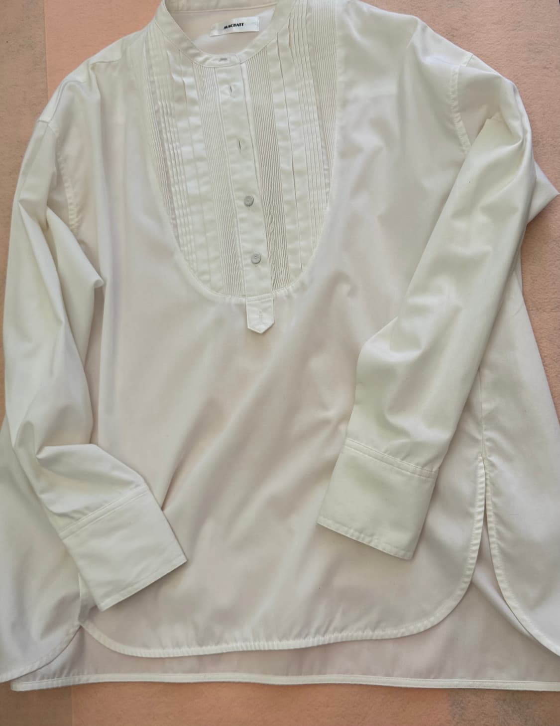 machatt 노카라 드레이프드레스 셔츠  상품이미지7