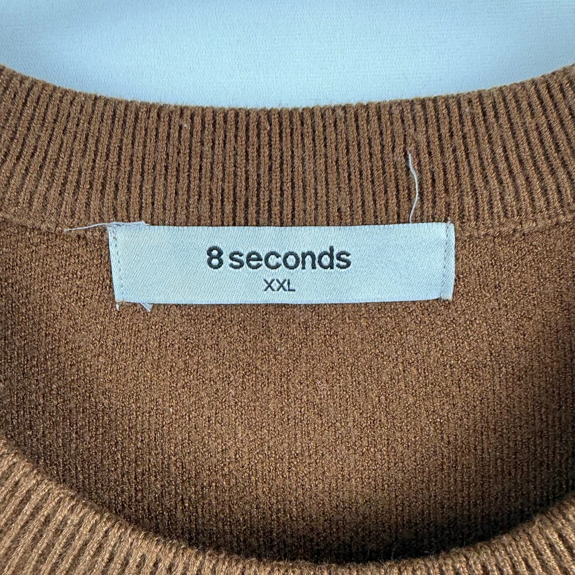 (2XL) 에잇세컨즈 라운드 니트 브라운 상품이미지3