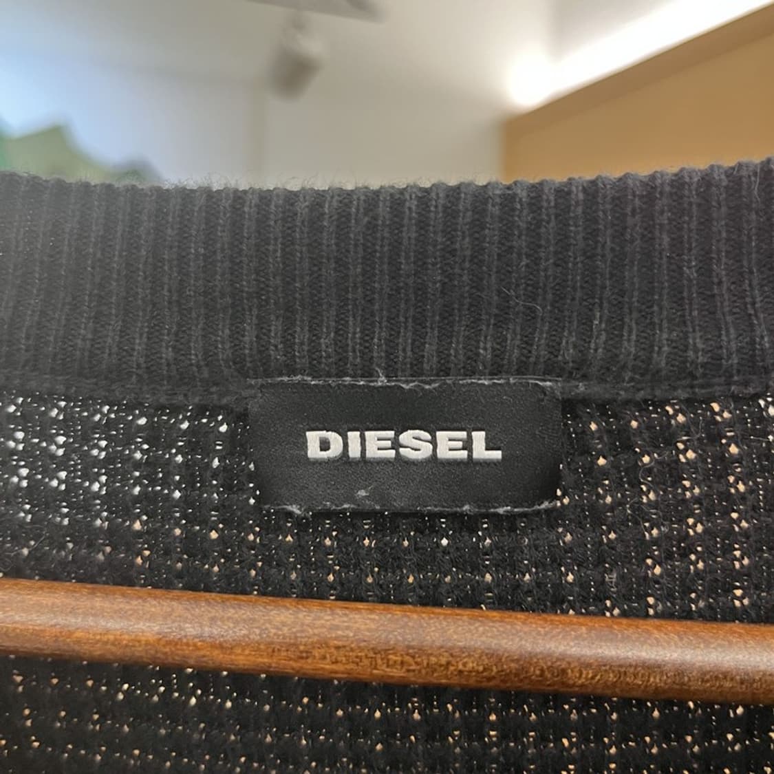 디젤 스트릿 힙합 포켓 스트랩 와플 니트 95 C09756 상품이미지5