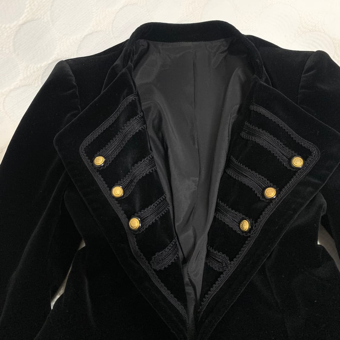 빈티지 나폴레옹 벨벳 자켓 상품이미지2