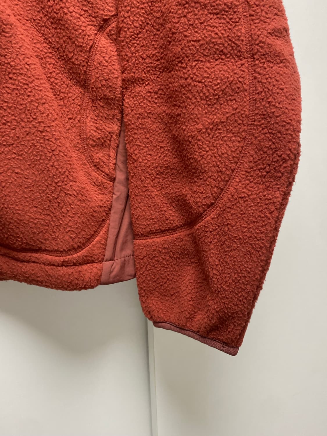 산산기어 플리스 재킷 브릭레드 2사이즈 상품이미지9