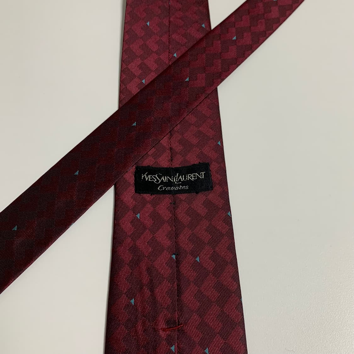 입생로랑(YSL) 슬림내로우 명품넥타이 A+등급 7.4cm 상품이미지5
