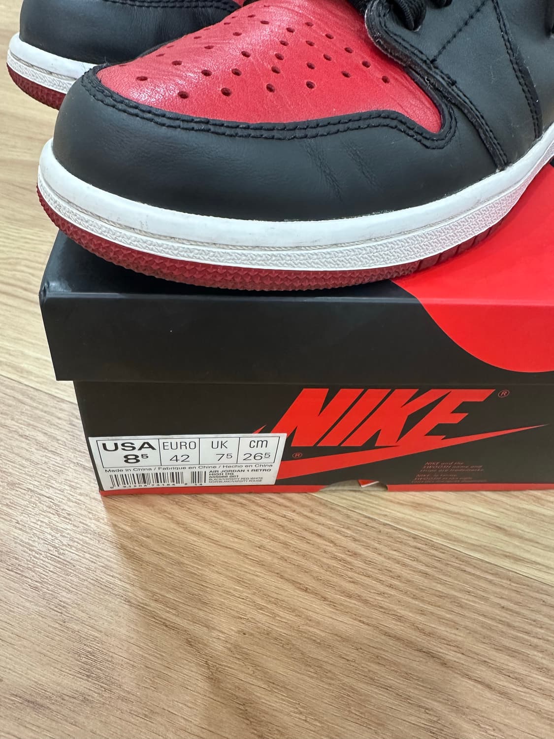 나이키 조던1 브레드 밴드 상품이미지3