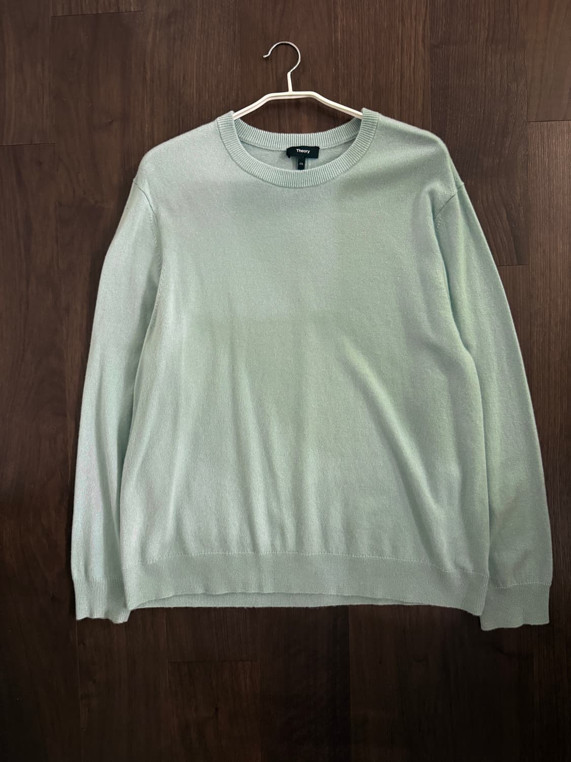 띠어리 캐시미어100 피스타치오 민트 니트 상품이미지1