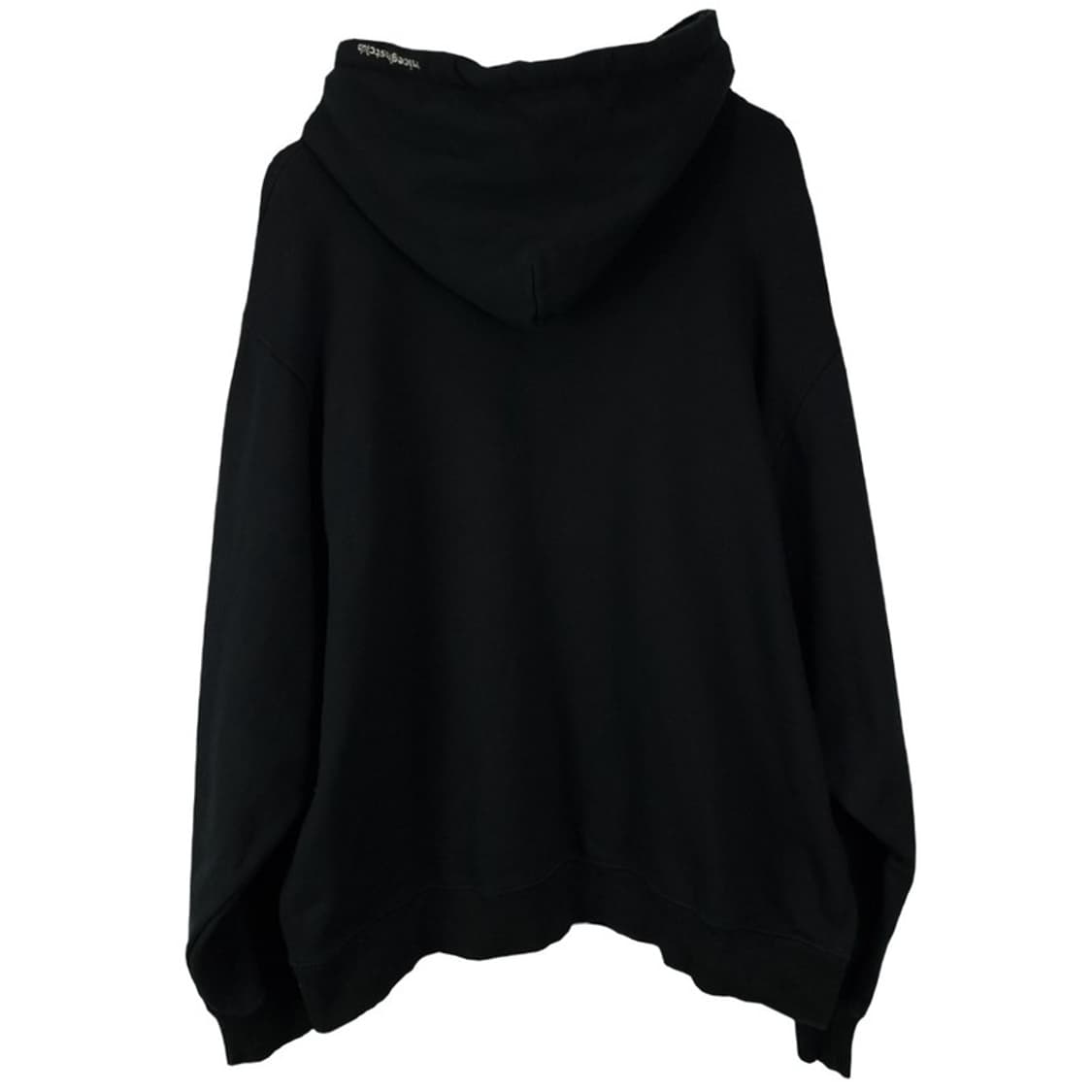 [나이스고스트클럽] 그래픽 프린팅 오버핏 후드티 블랙 M19331 상품이미지3