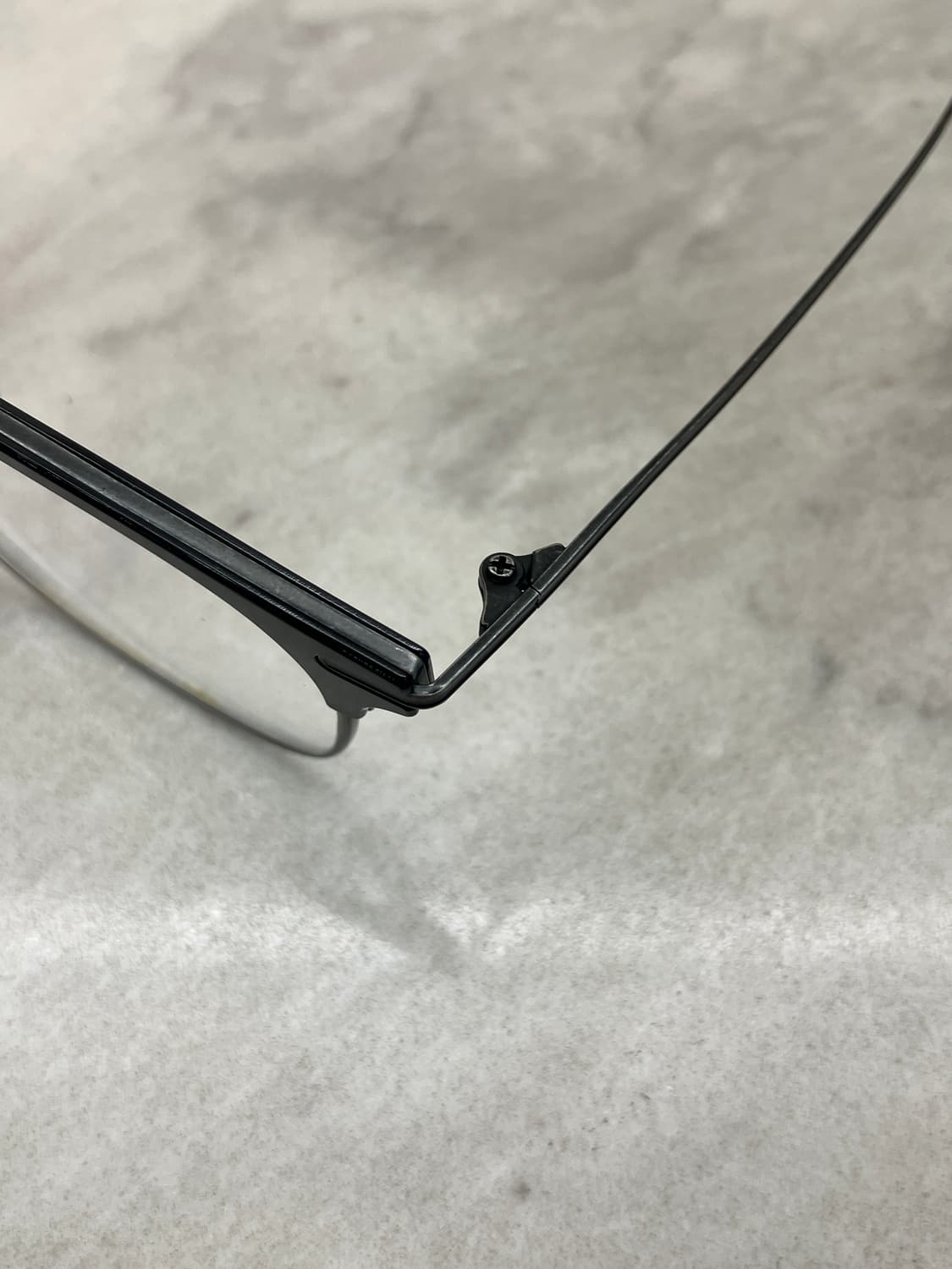 B33 크루세이드 Crusade 블랙 스틸 하금테 안경(14g) 상품이미지2