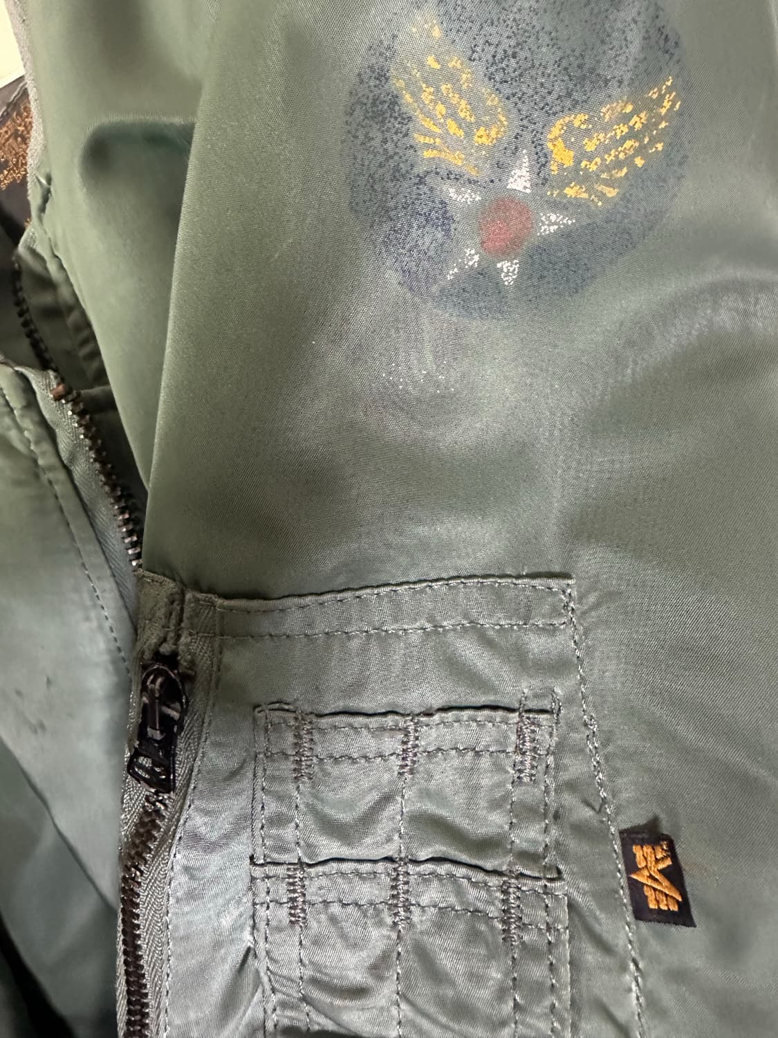 알파 인더스트리 ma-1 정품 봄버자켓 상품이미지5