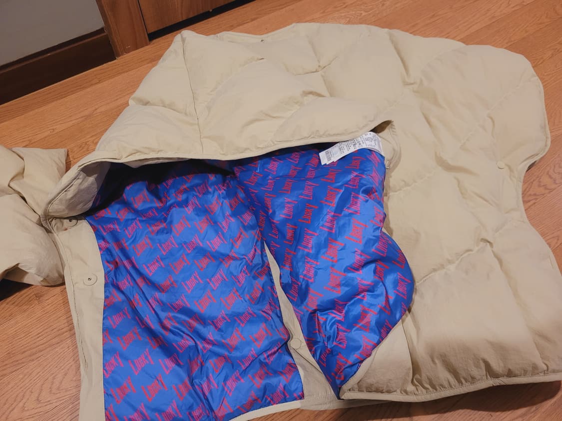 럭키슈에뜨 구스다운 판초패딩55~77 상품이미지6