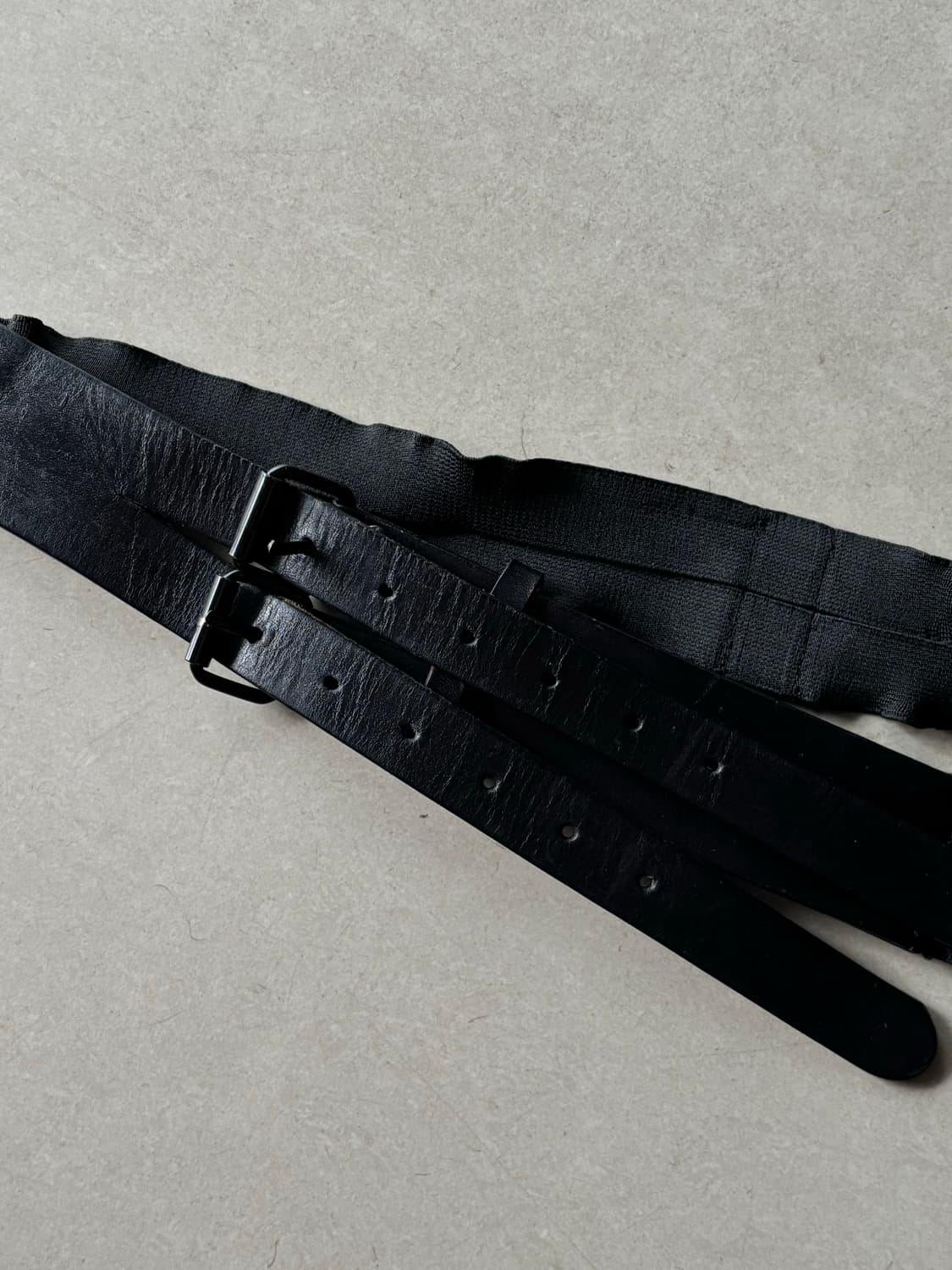 라프시몬스 05AW 더블 벨트 상품이미지3