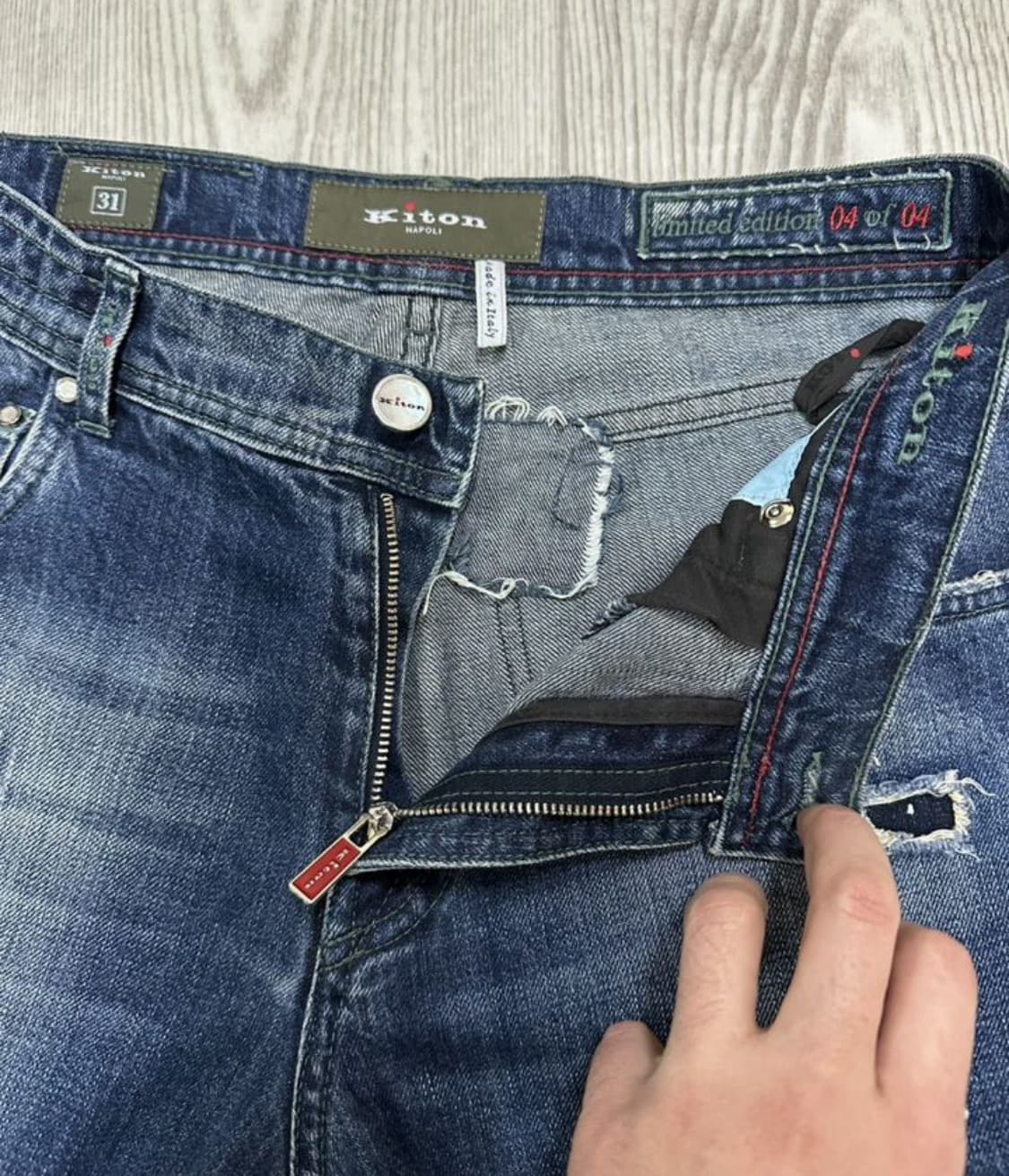 KITON 키톤 리미티드 에디션 04 of 04 데님팬츠(코튼)해외발송 상품이미지5