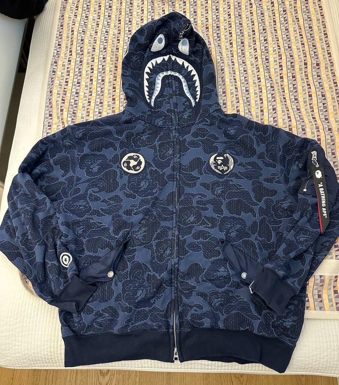 베이프 알파인더스트리 후드집업 L  상품이미지1