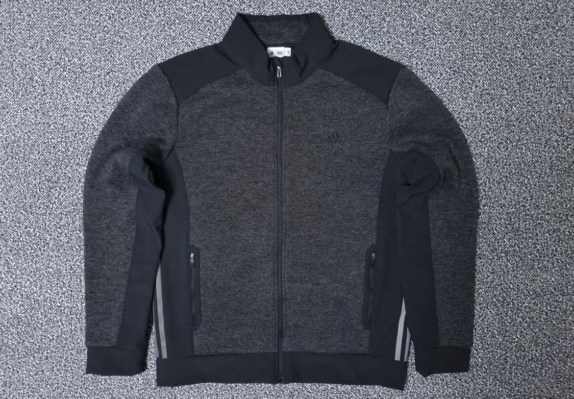 [무료배송][105]아디다스골프 남성용 니트 기모 집업 상품이미지1