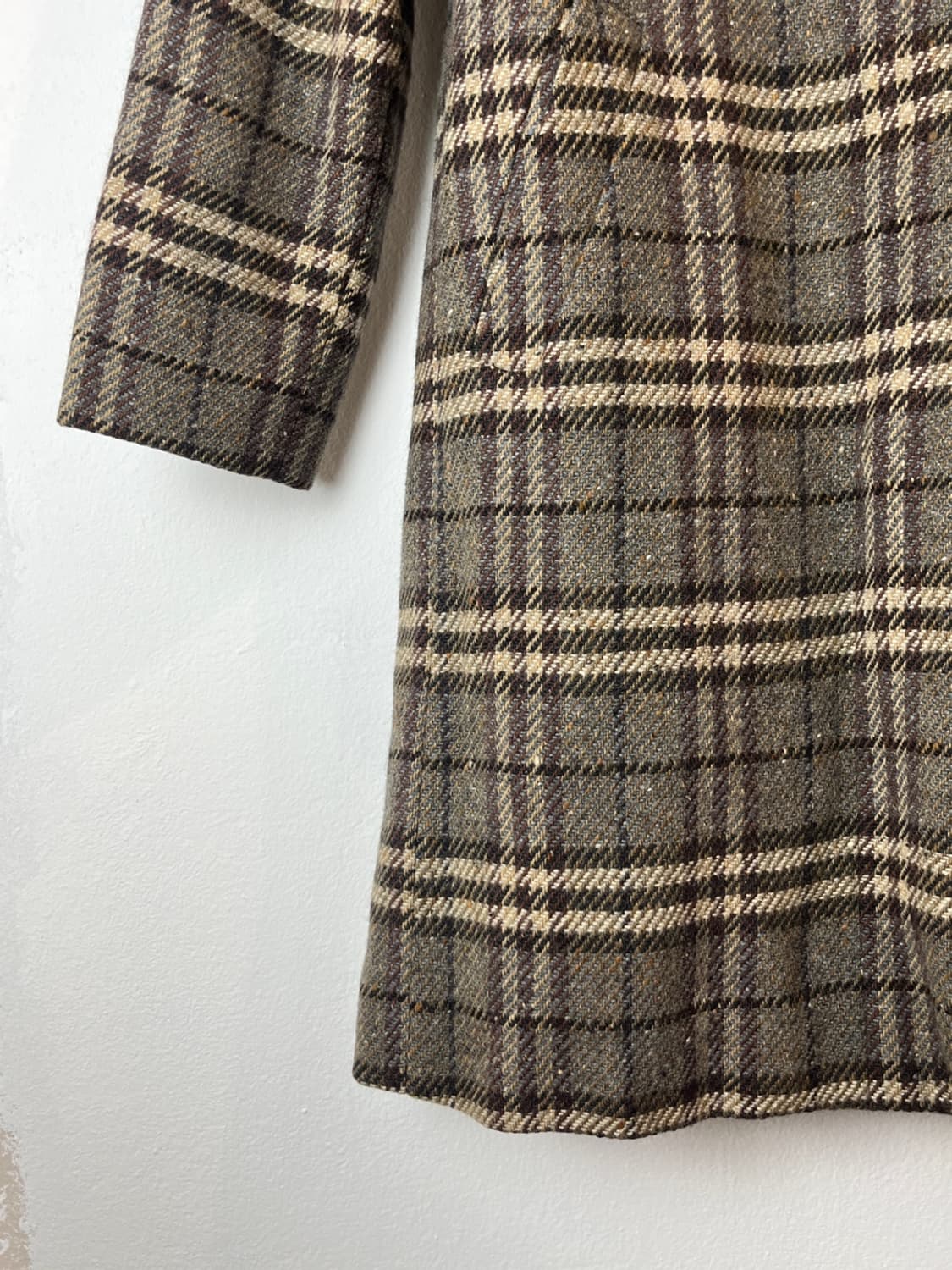 버버리 울 체크 싱글 브레스트 코트 상품이미지5