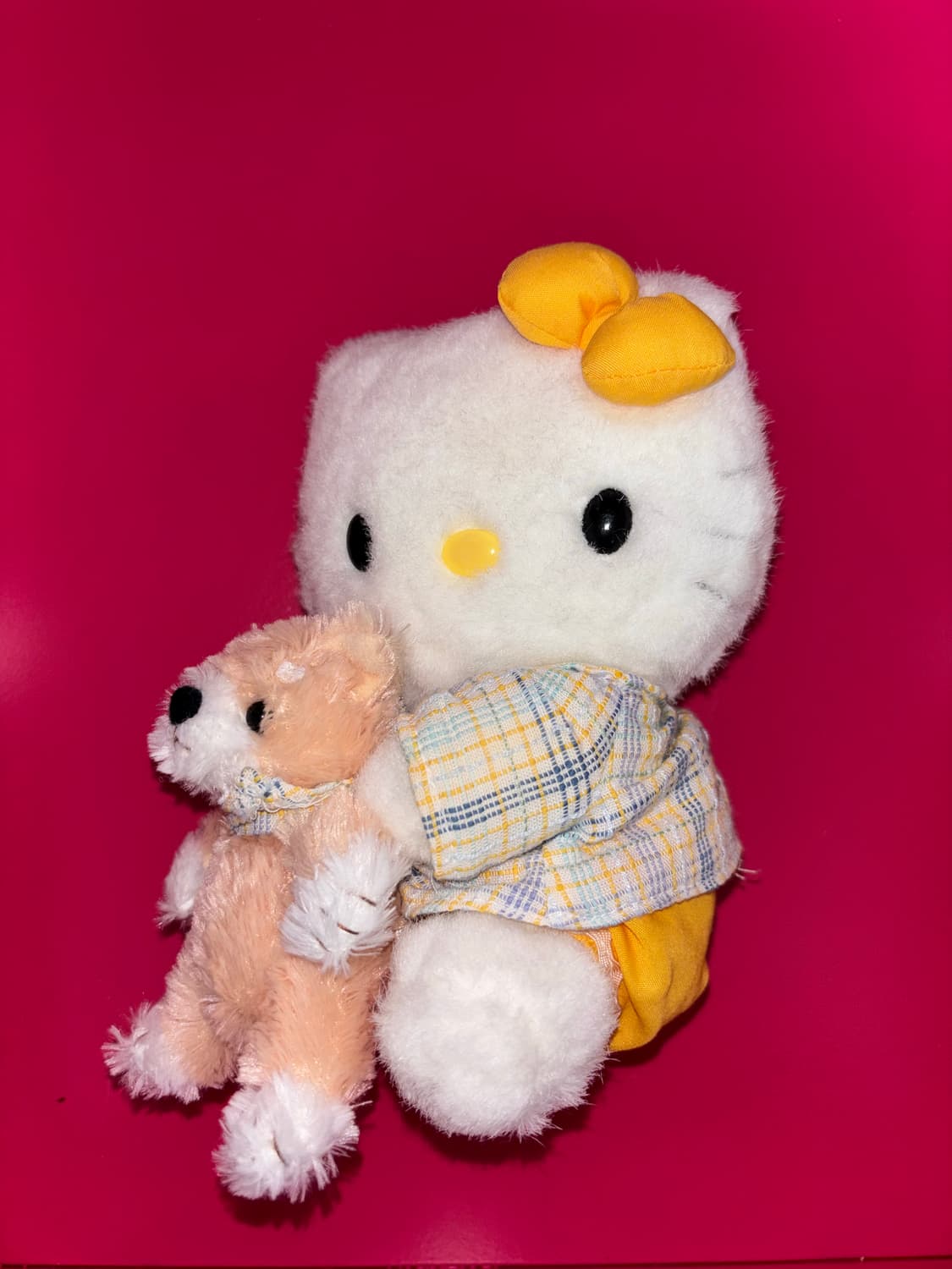 고전 산리오 키티 강아지 안고 있는 키티  상품이미지1