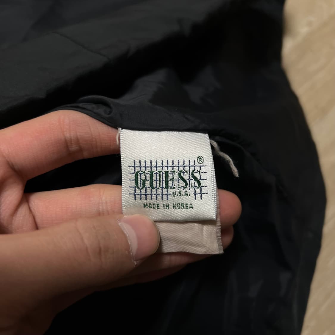 게스 USA 숏 돕바 패딩 점퍼 [블랙] L/100 상품이미지5