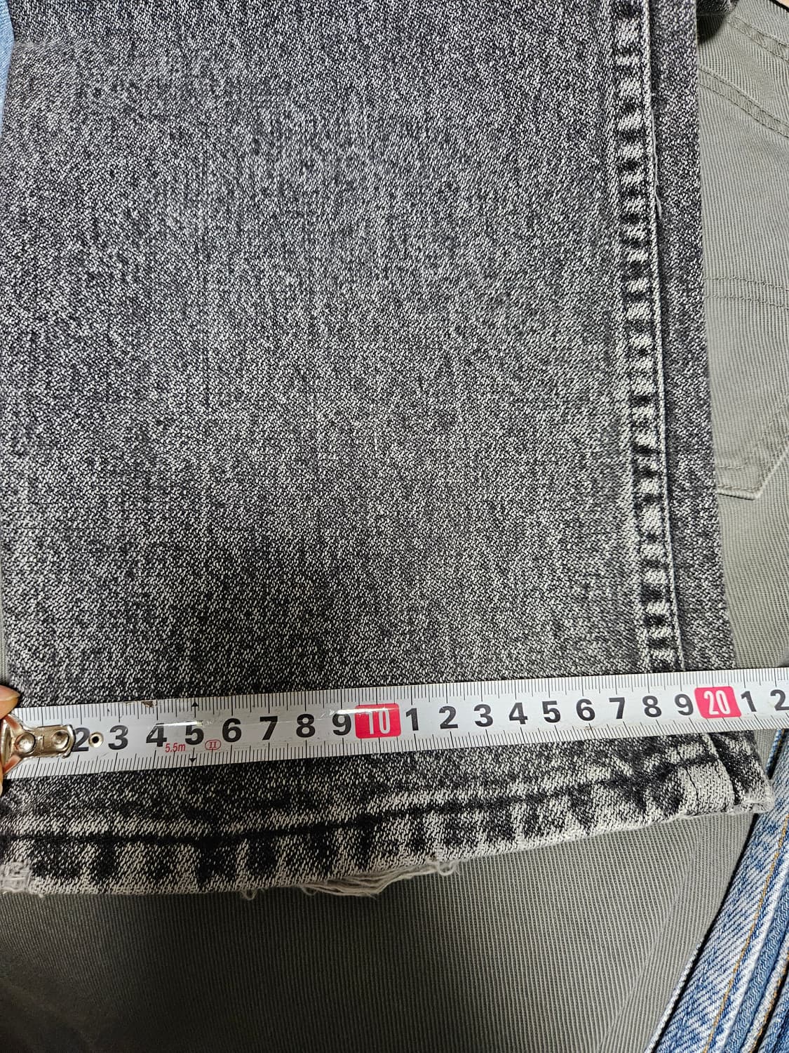 Usa wrangler 카우보이컷 32x34 돌청 블랙진 상품이미지6