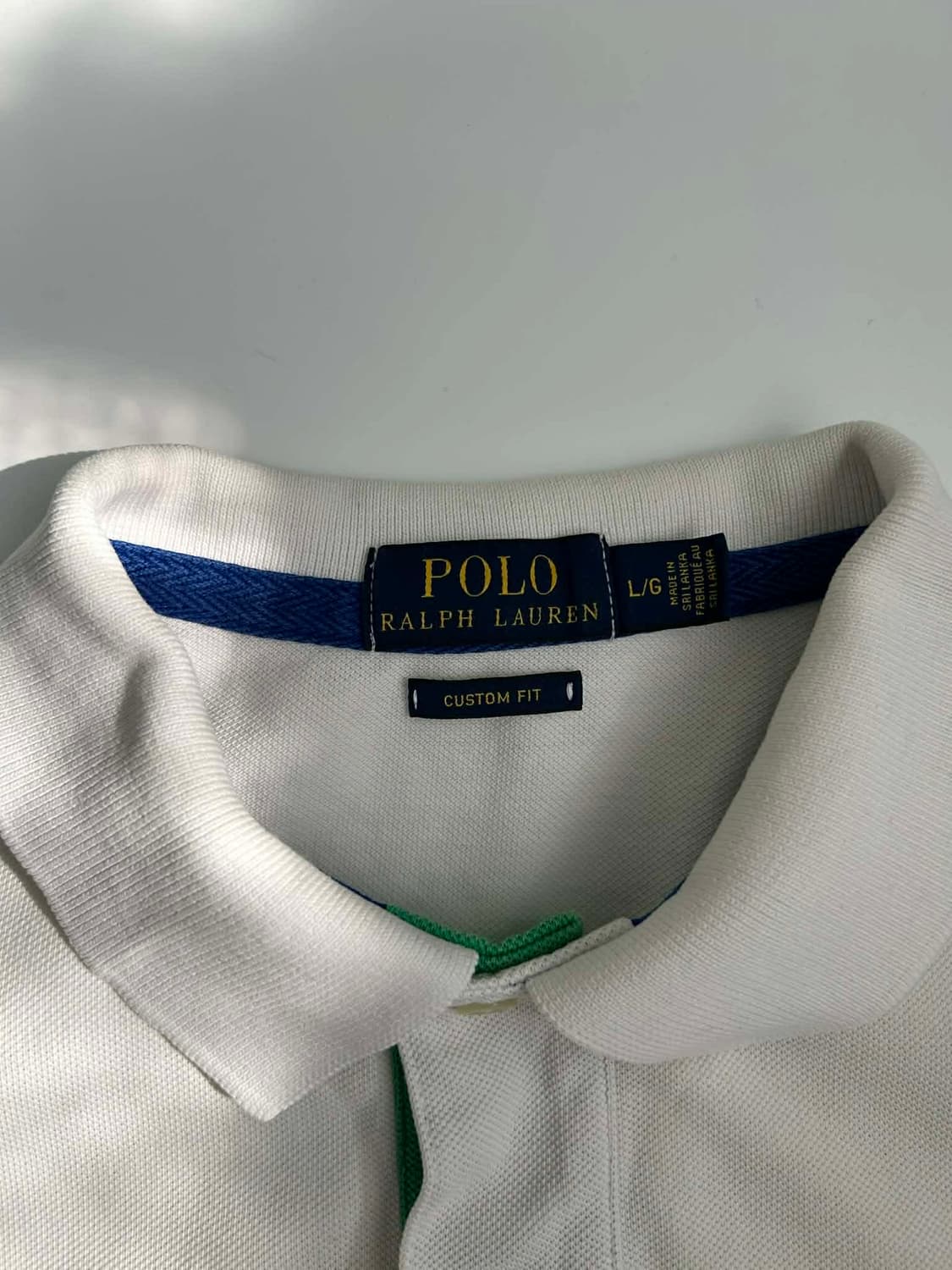 [L] 폴로 랄프로렌 빅포니 화이트 pk 반팔 카라티 상품이미지3