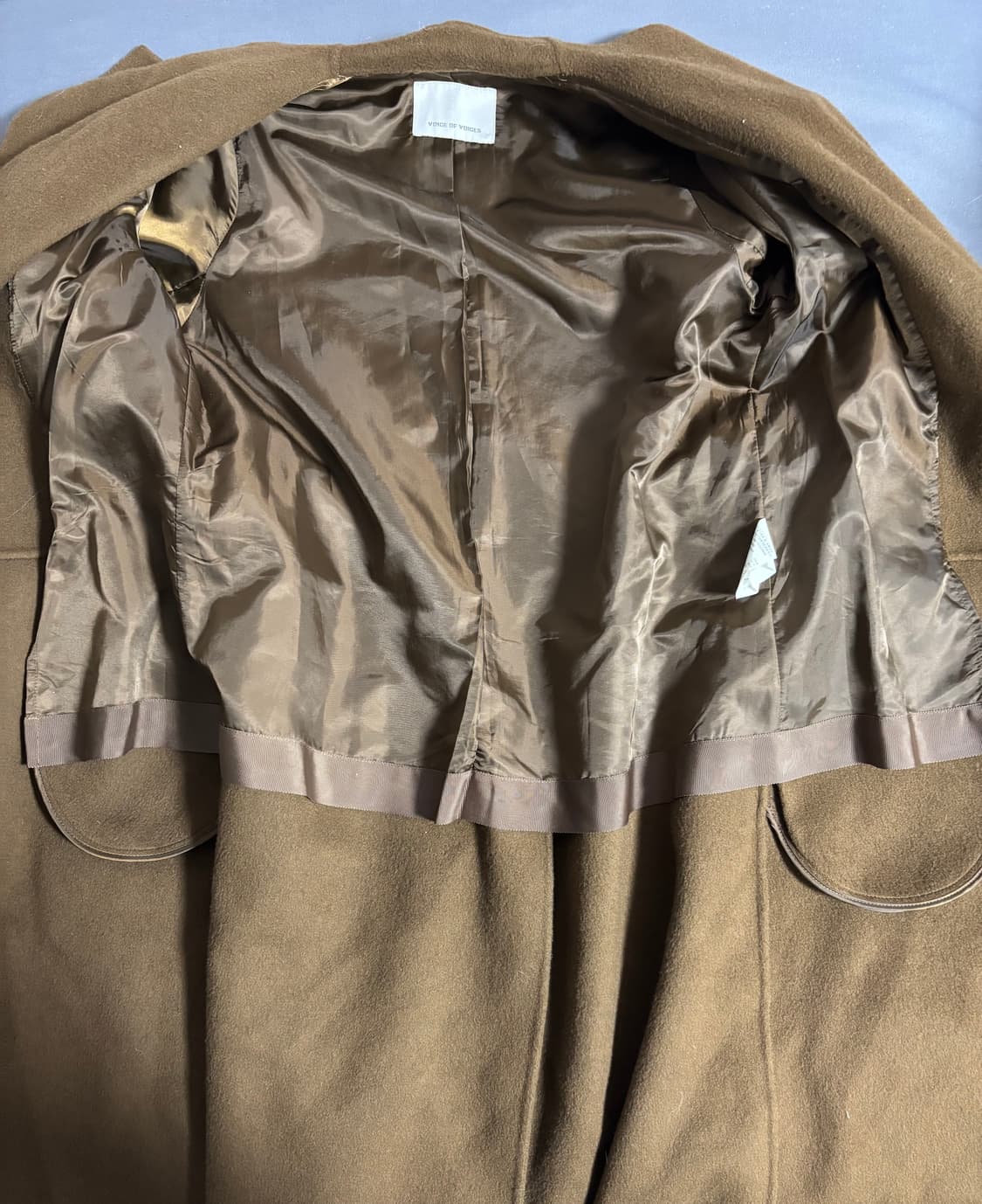 Voice of Voices 울·앙고라 브라운 롱코트 상품이미지4